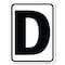Signmission Sign with Letter D Heavy-Gauge Aluminum Rust Proof Parking Sign A-1824-22958 - alternate 1